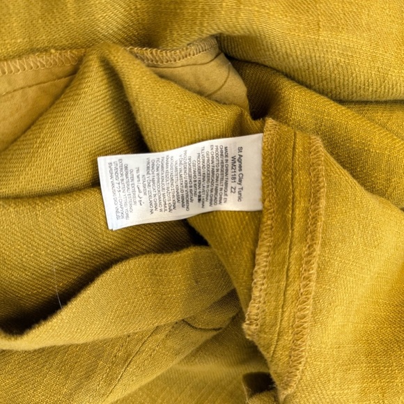 Seasalt Cornwall size 10 NWOT Elegant Mustard Yellow Women's Tunic- brighter… - Picture 10 of 15